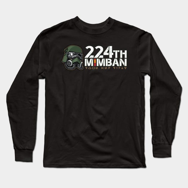 224th Mimban Long Sleeve T-Shirt by Mudtrooper.co.uk